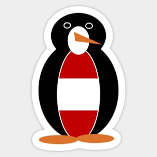 Austrian Penguin Sticker